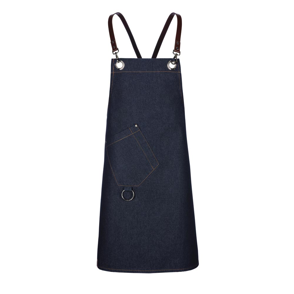 Latzschürze Casual Style mit X-Kreuzung, navy, B 70 x L 80 cm