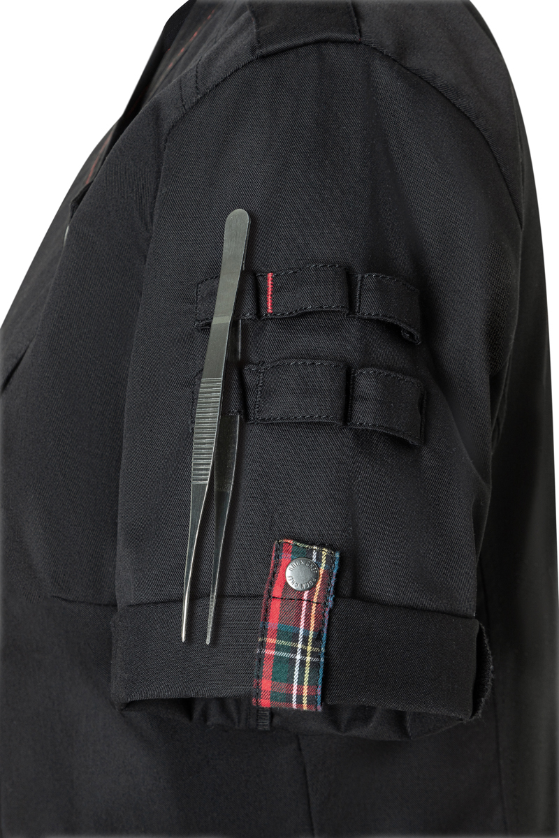 Kurzarm Damenkochjacke ROCK CHEF®-Stage2