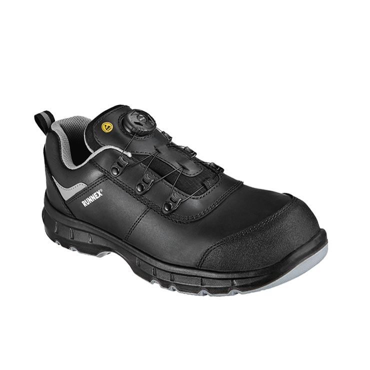 RUNNEX® S3S-ESD-Sicherheitshalbschuhe atop FlexStar schwarz/ grau
