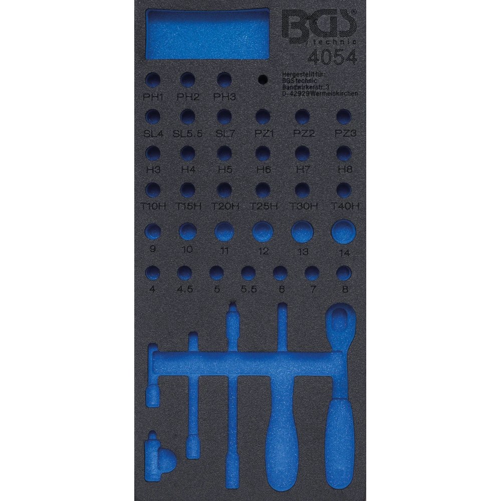 Werkstattwageneinlage 1/3, leer, für Art. 4054