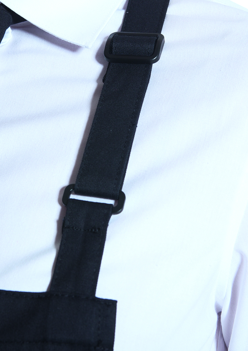 XXL-Latzschürze Basic in Übergröße mit Schnalle und Tasche