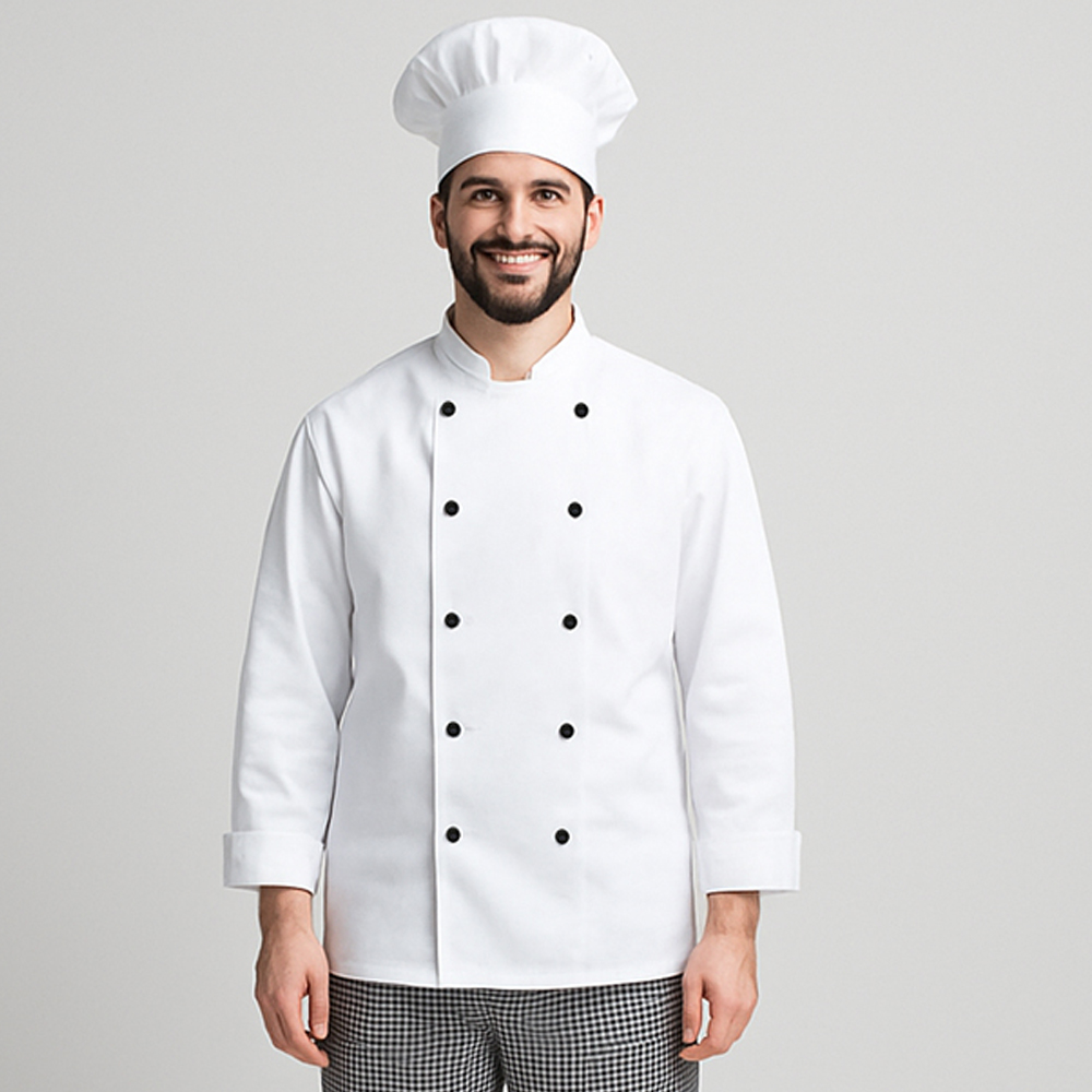 Kochjacke, weiß