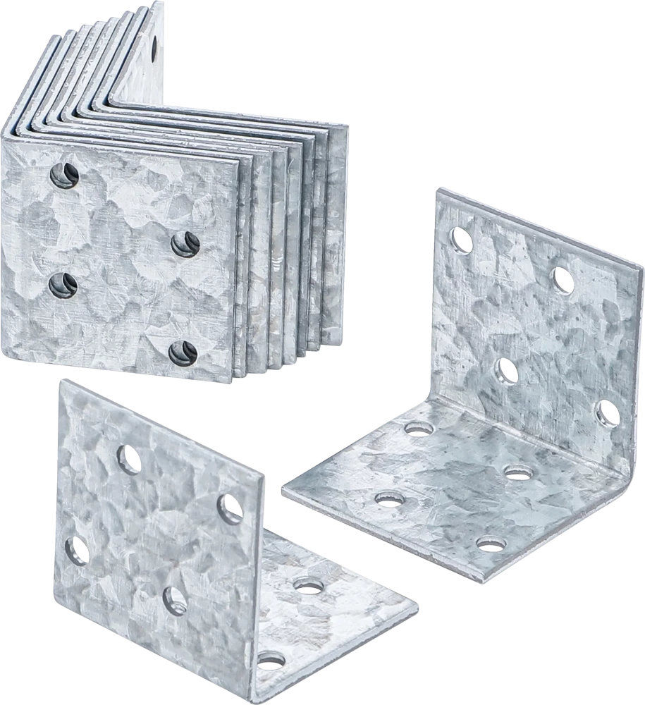 Winkelverbinder, 40 x 40 x 40 mm, 10-tlg.