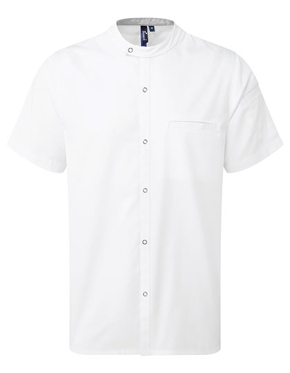 Premier Workwear Hemd – Chef´S Recycled Short Sleeve Shirt
