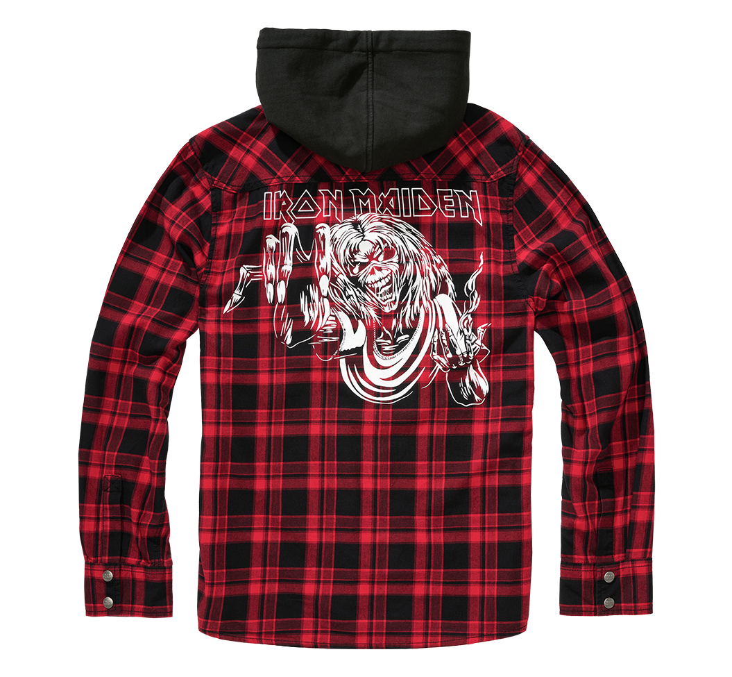 Iron Maiden Checkshirt Sweathood Eddy