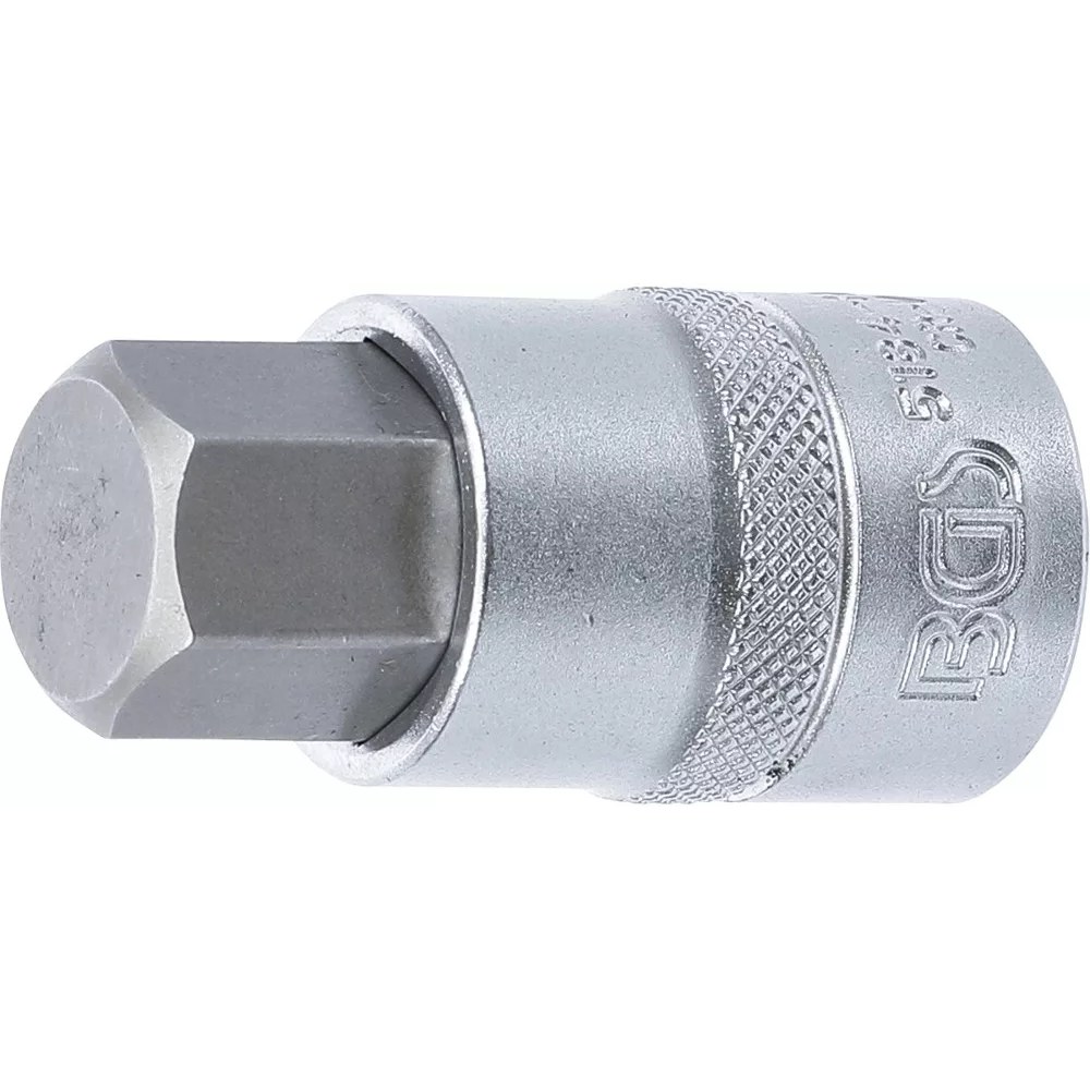 Bit-Einsatz, Antrieb Innenvierkant 12,5 mm (1/2"), Innensechskant 19 mm