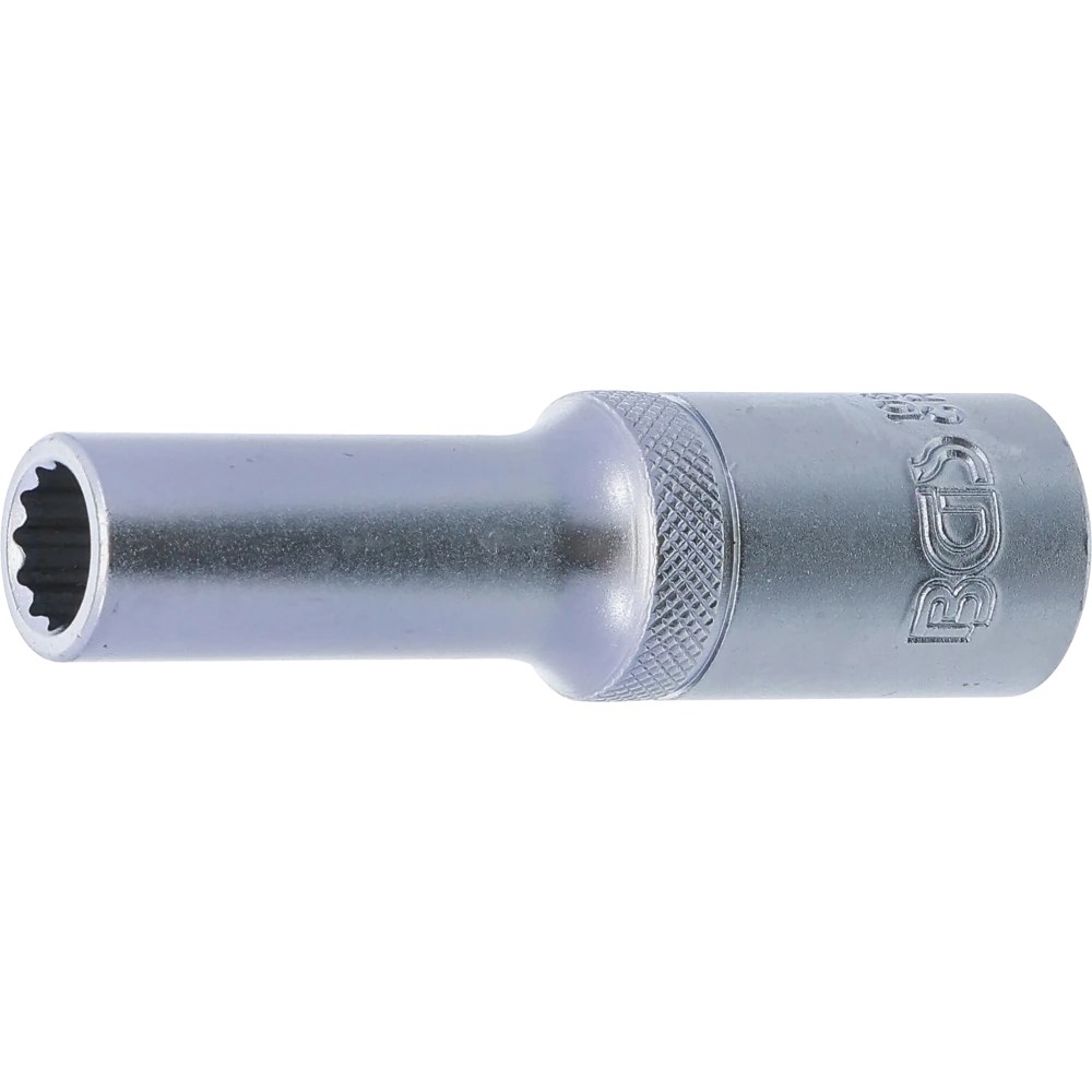 Steckschlüssel-Einsatz Zwölfkant, tief, Antrieb Innenvierkant 12,5 mm (1/2"), SW 10 mm
