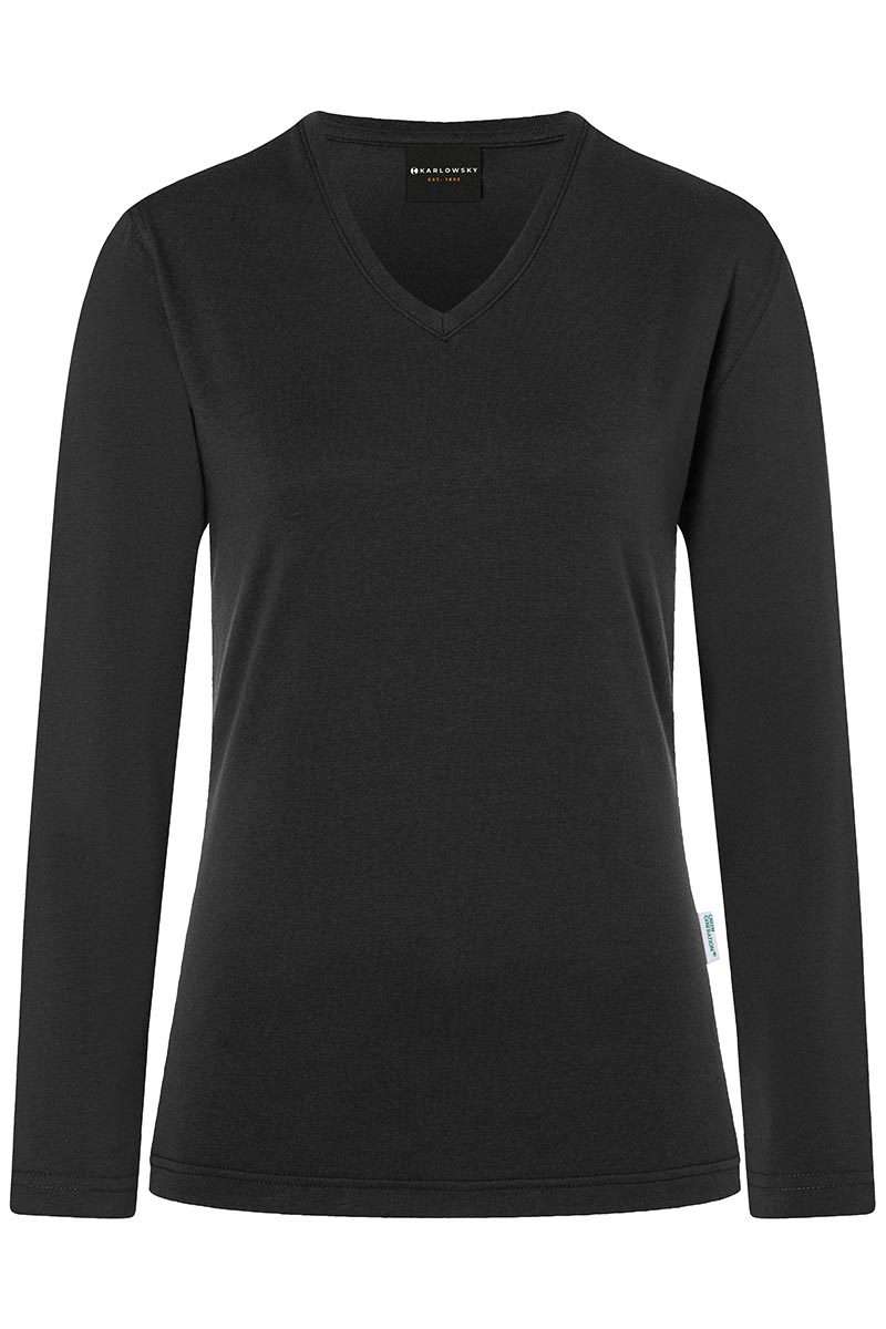Women's Long-Sleeve Workwear Shirt Casual-Flair