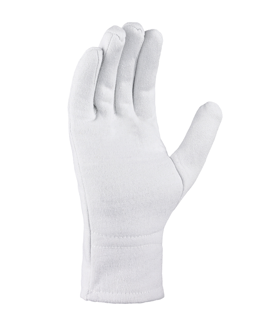teXXor® Baumwolljersey-Handschuhe SCHWER weiß gebleicht