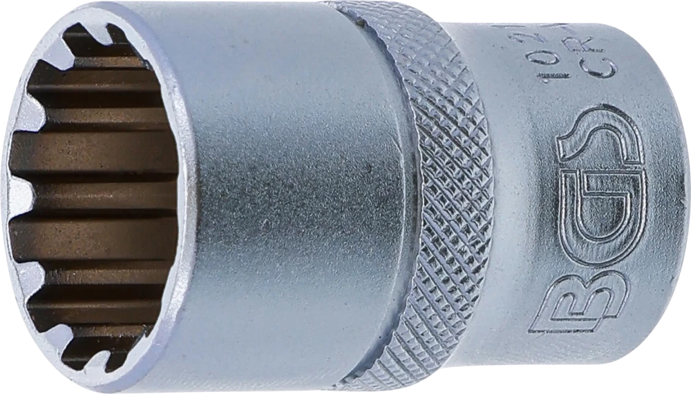 Steckschlüssel-Einsatz Gear Lock, Antrieb Innenvierkant 12,5 mm (1/2"), SW 18 mm