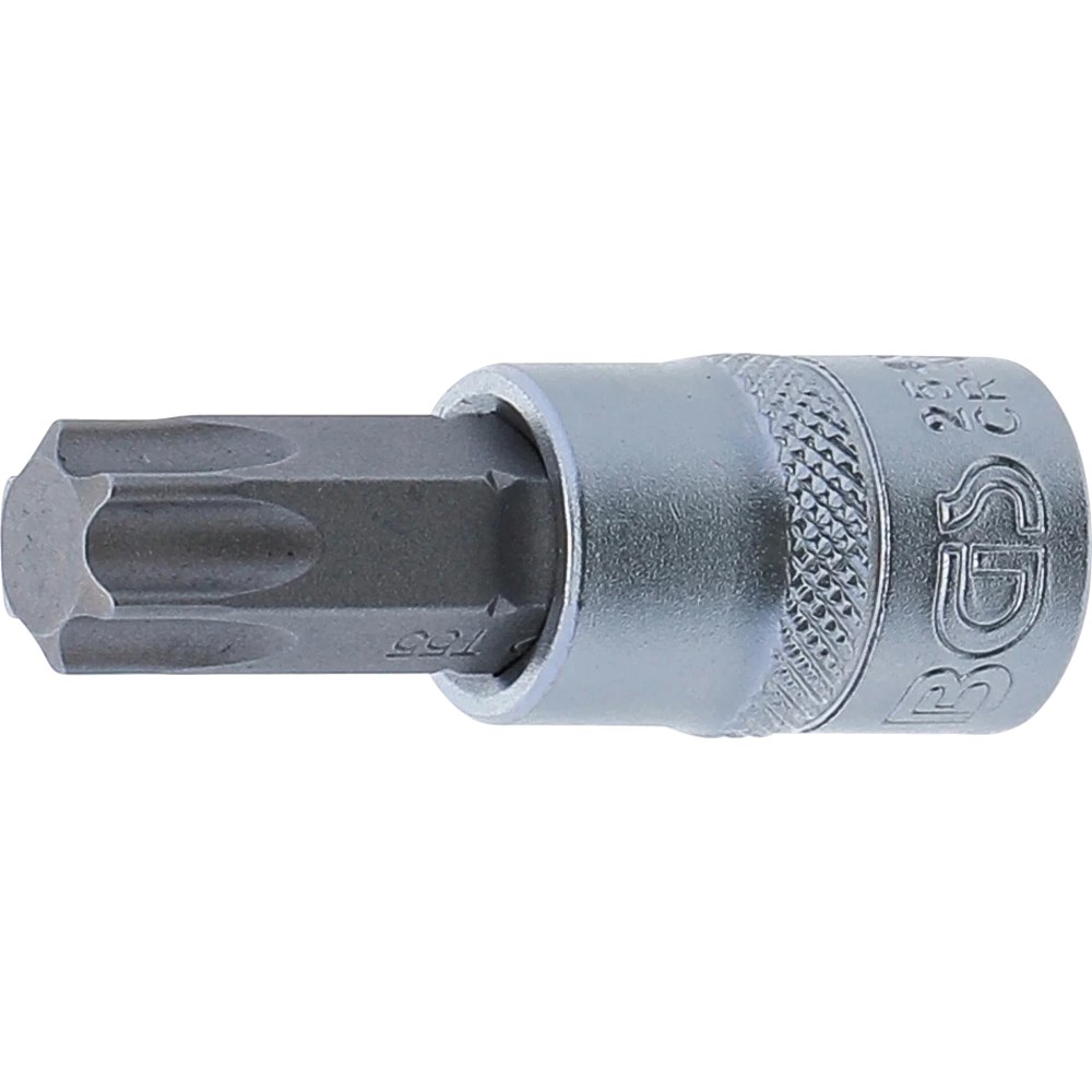 Bit-Einsatz, Antrieb Innenvierkant 10 mm (3/8"), T-Profil (für Torx) T55
