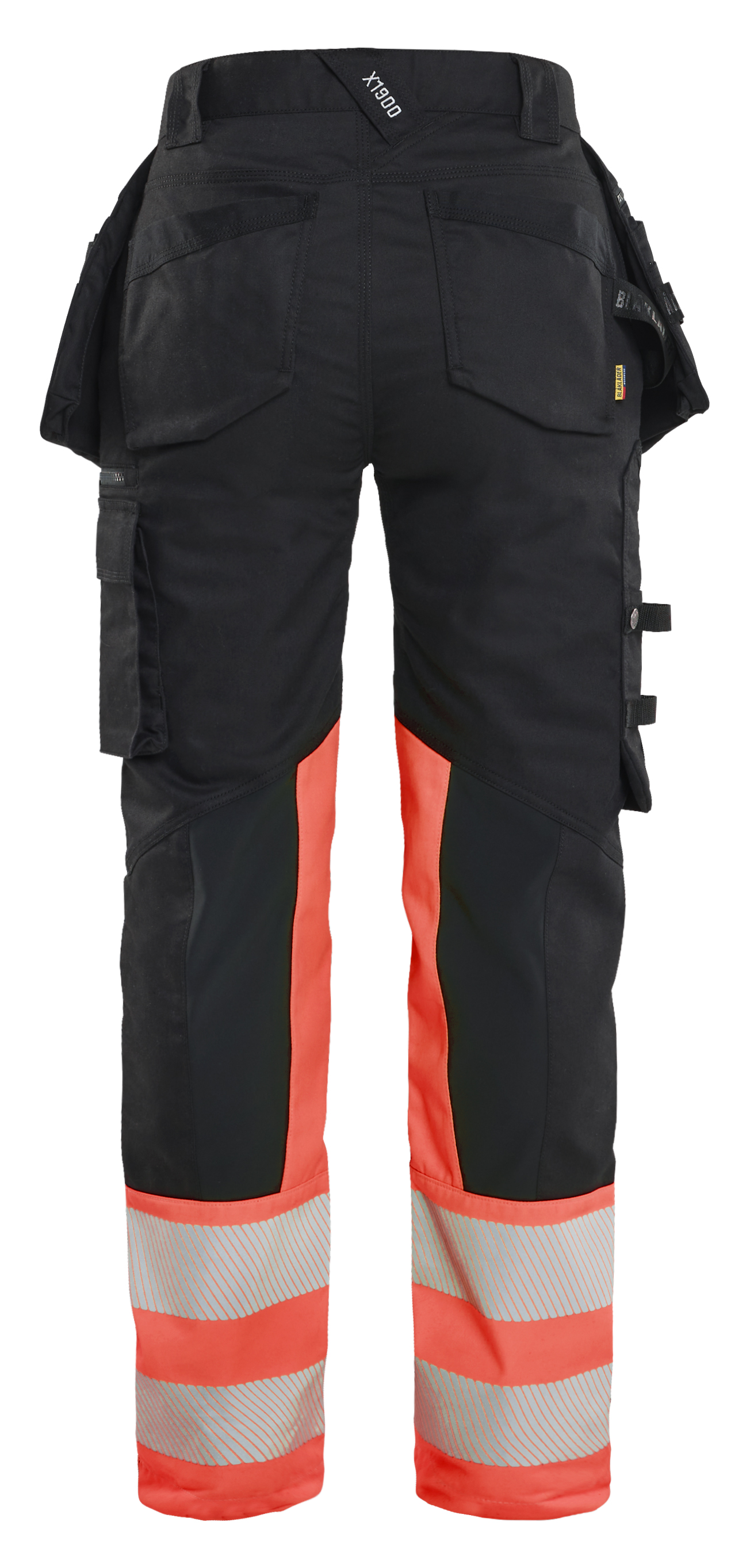 Damen High Vis Arbeitshose Stretch