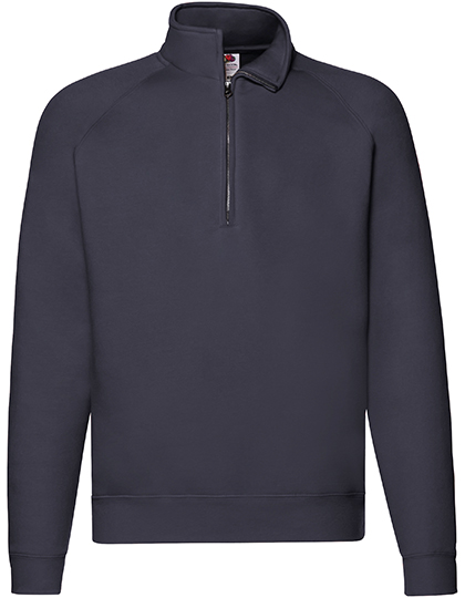 Sweatshirt – Premium Zip Neck Raglan Sweat
