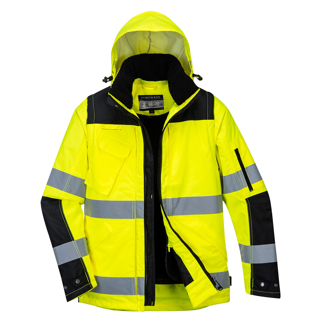 Hi-Vis Pro 3-in-1 Kontrast Winterjacke