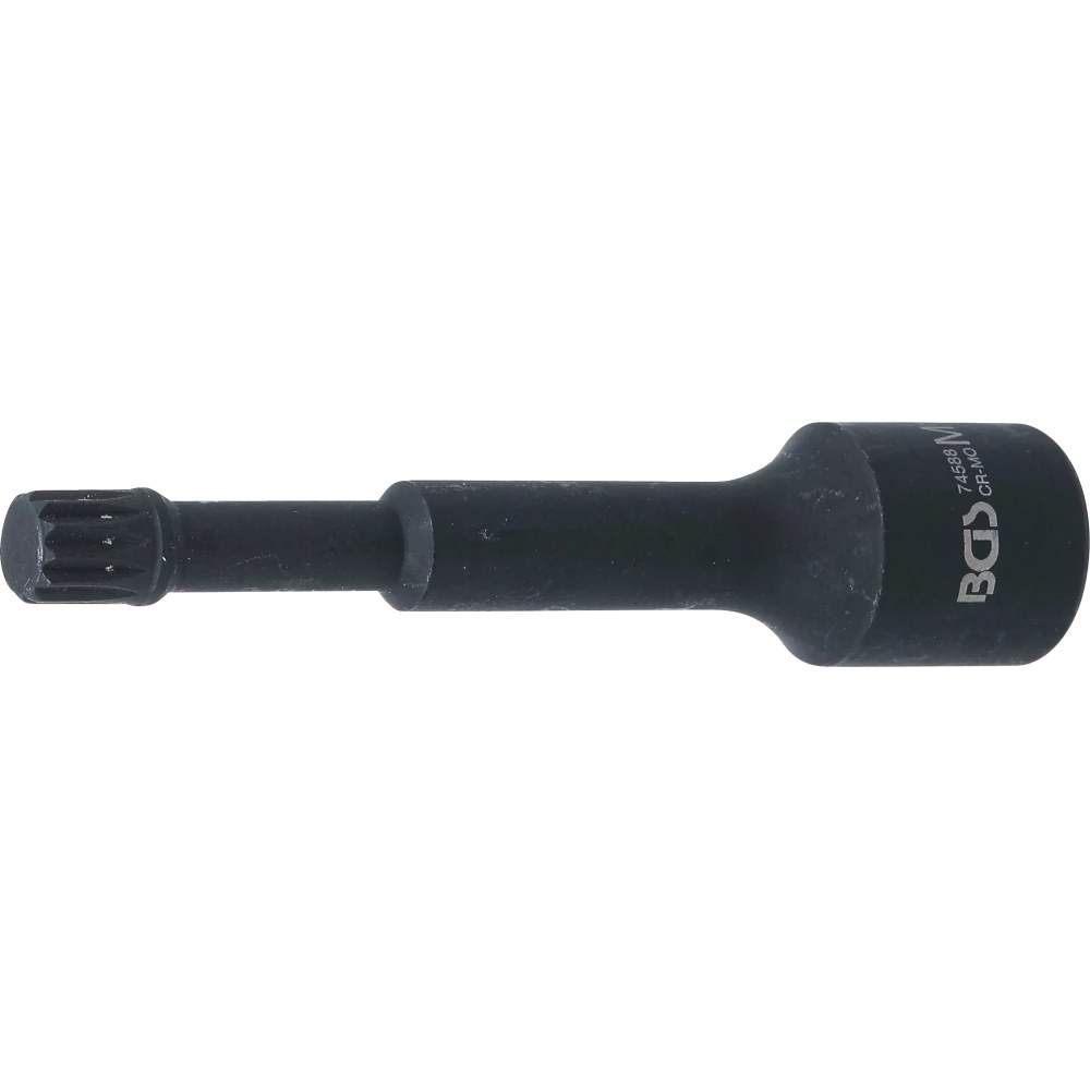 Kraft-Spezial-Bit-Einsatz, Länge 115 mm, Antrieb Innenvierkant 12,5 mm (1/2"), Innenvielzahn (für XZN) M12, für VAG