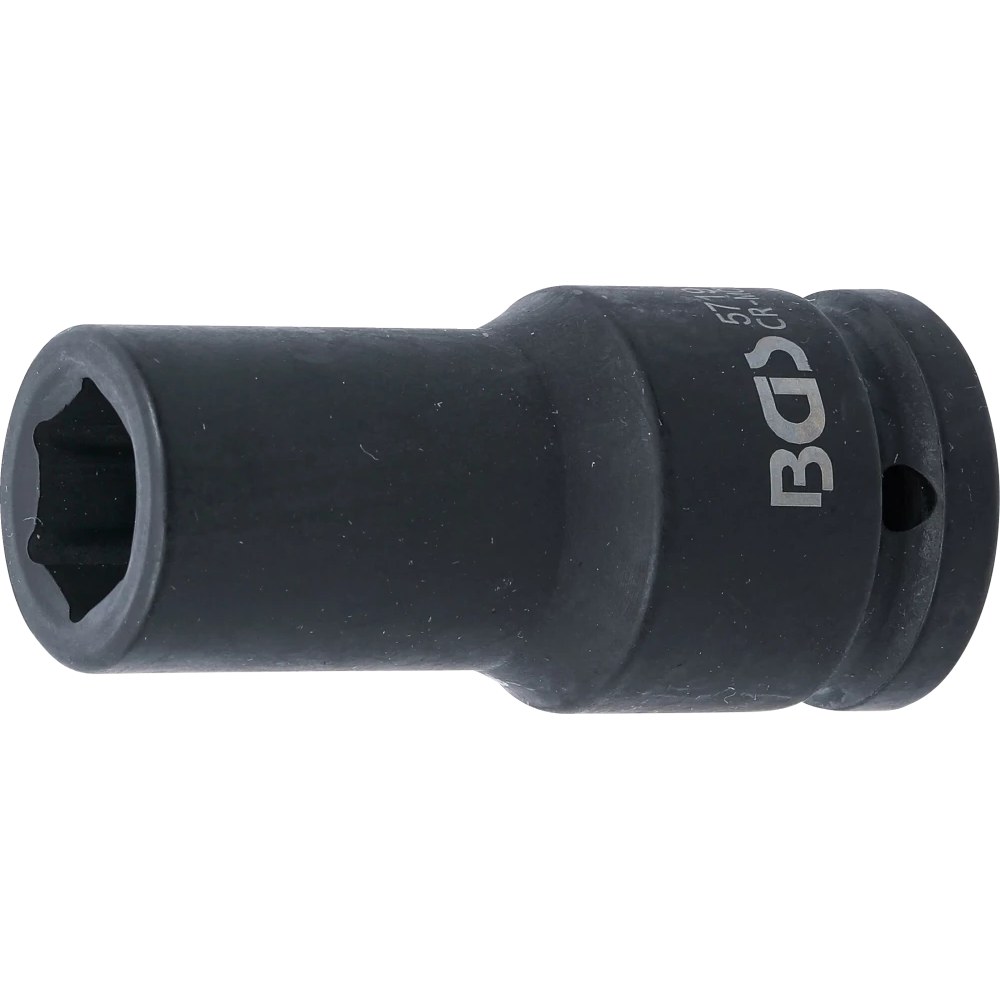 Kraft-Steckschlüssel-Einsatz Sechskant, tief, Antrieb Innenvierkant 20 mm (3/4"), SW 19 mm