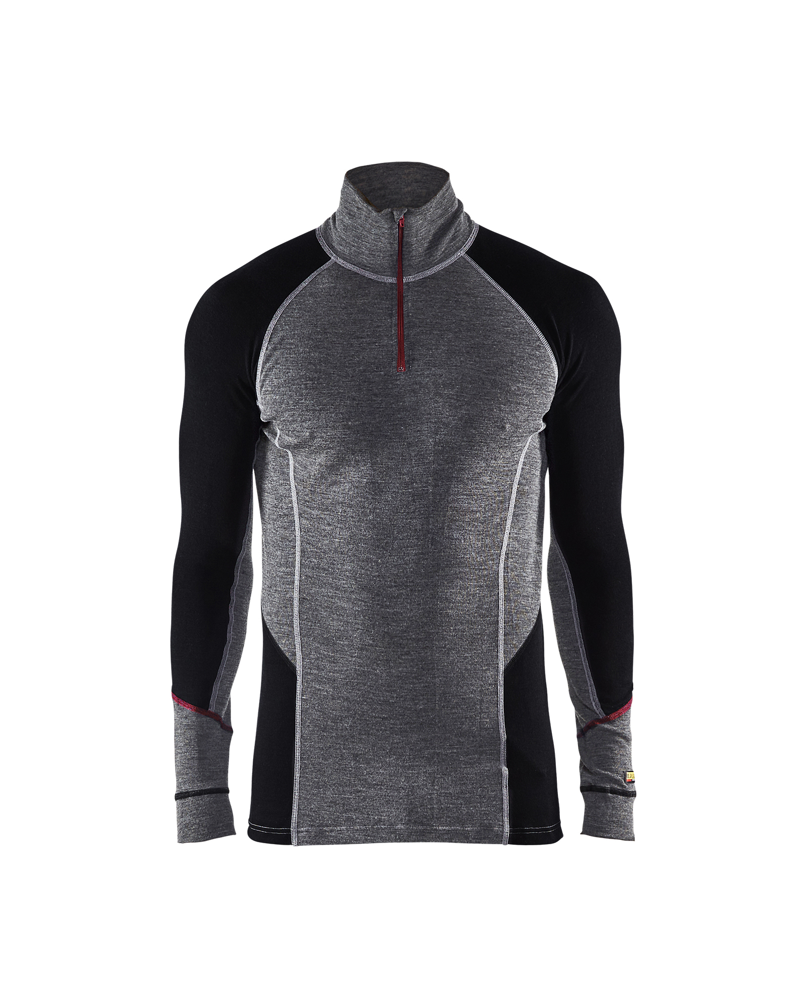 Unterhemd Half-Zip XWARM, 100% Merino