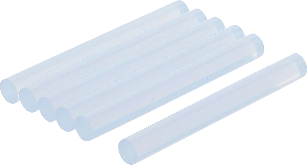 Heißklebe-Patronen, transparent, Ø 11 mm, 100 mm, 6-tlg.