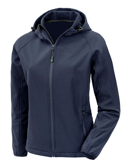 Women´s Recycled 3-Layer Printable Hooded Softshell Jacket