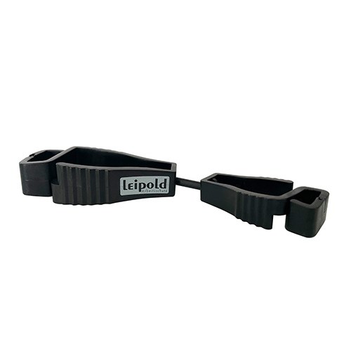 Handschuh-Clip | Kunststoff | schwarz | Leipold-Logo