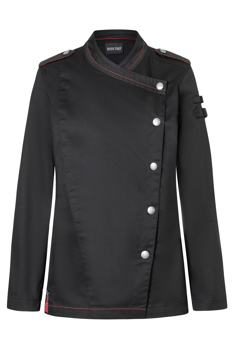 Long-Sleeve Women's Chef Jacket ROCK CHEF®-Stage2