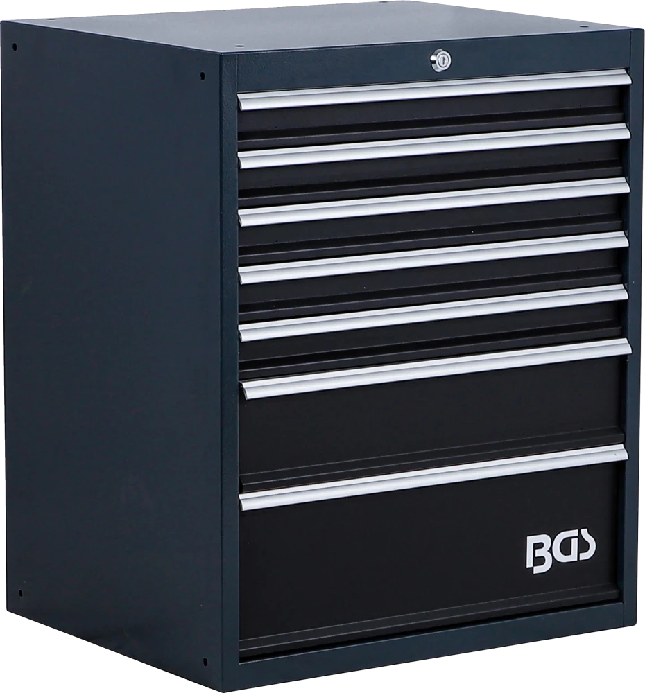 Schubladen-Unterschrank, 7 Schubladen, leer