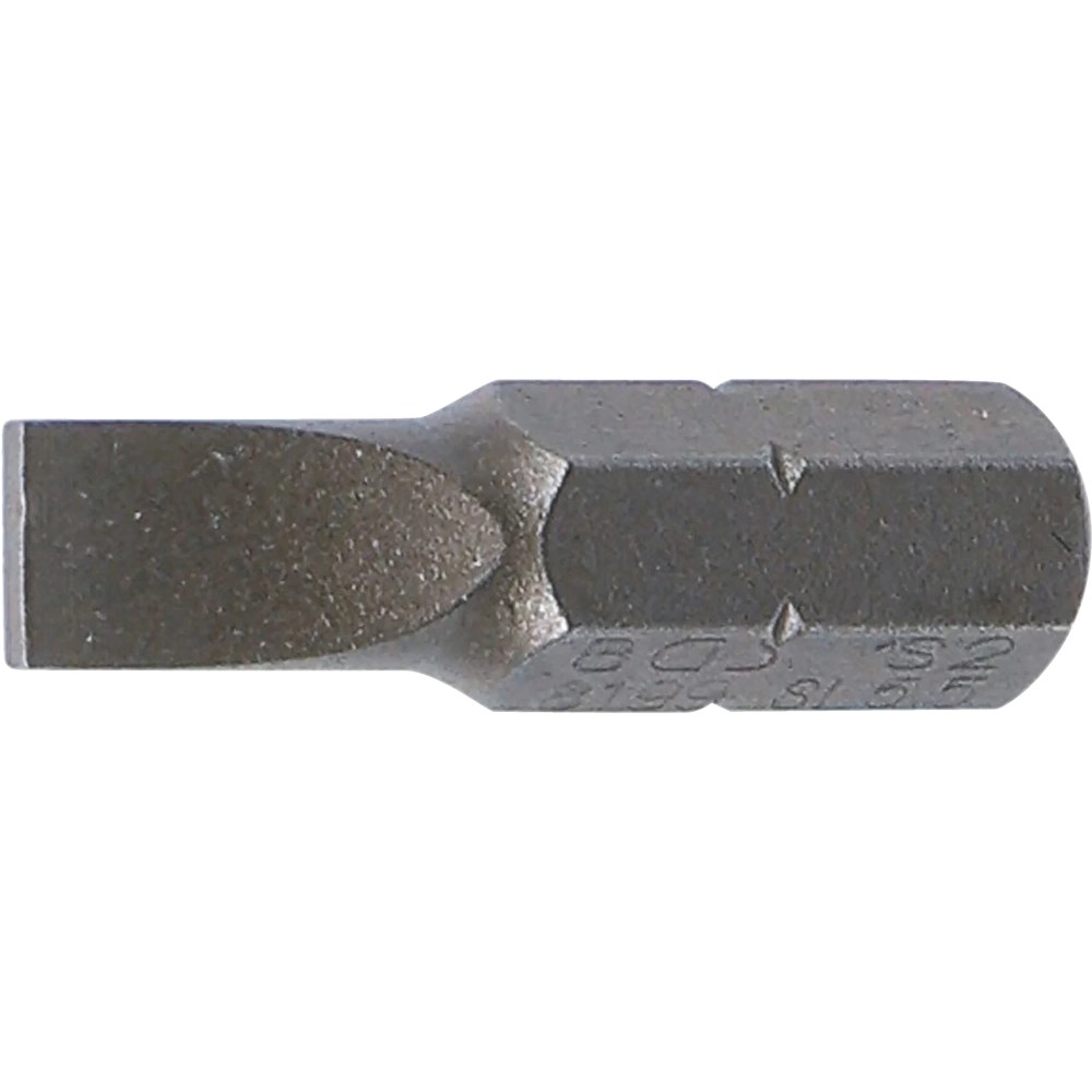 Bit, Länge 25 mm, Antrieb Außensechskant 6,3 mm (1/4"), Schlitz 5,5 mm