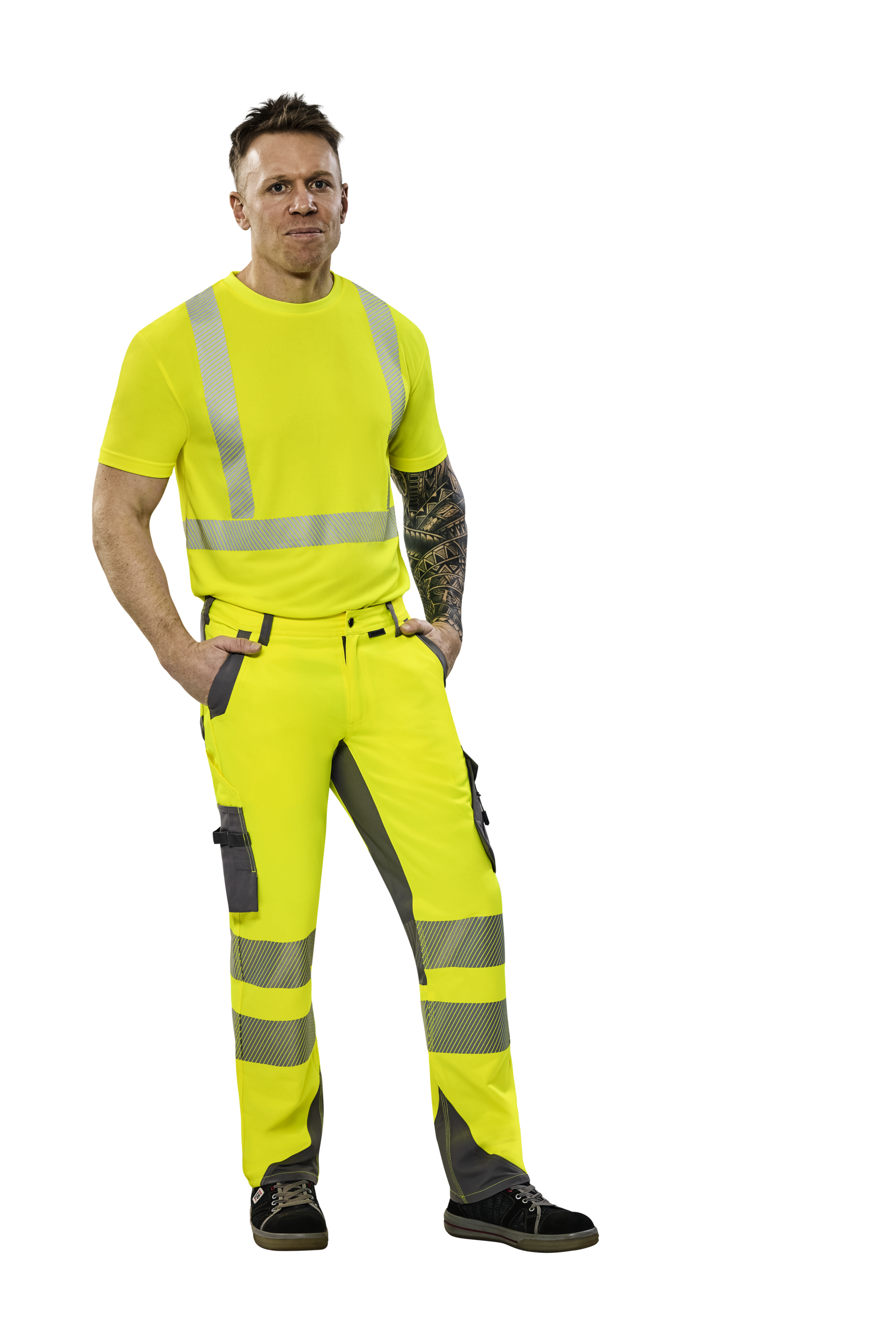 PLANAM Herren Bundhose Norit Warnschutz