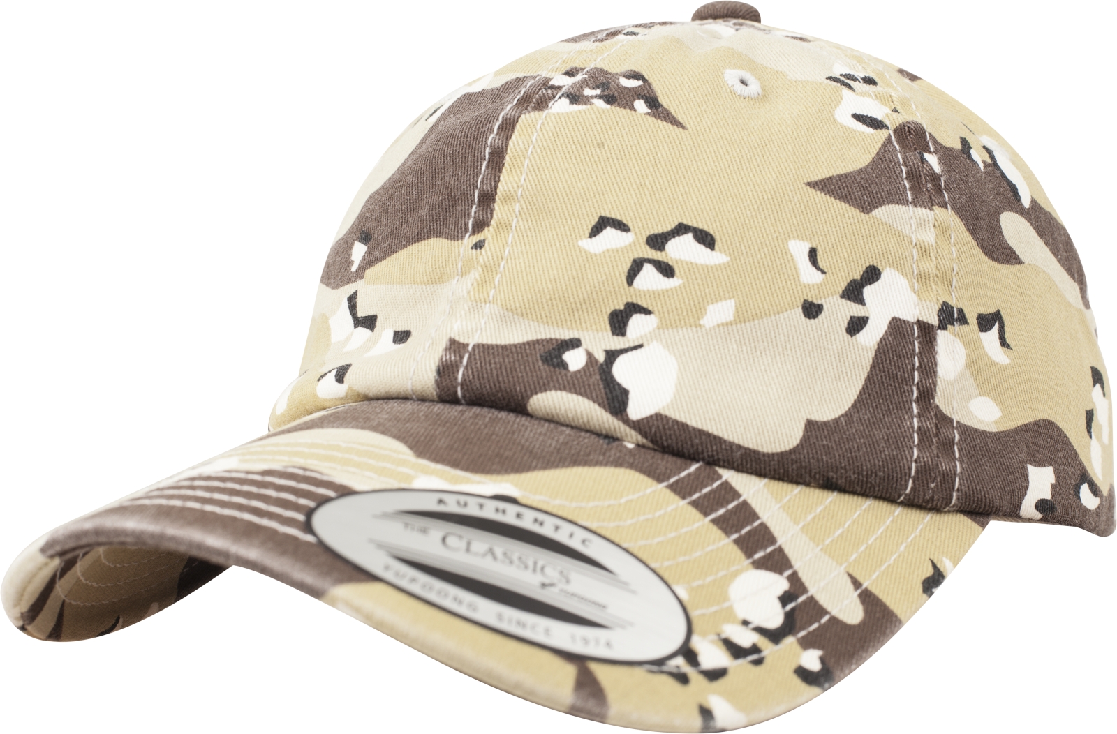 Low Profile Camo Washed Cap