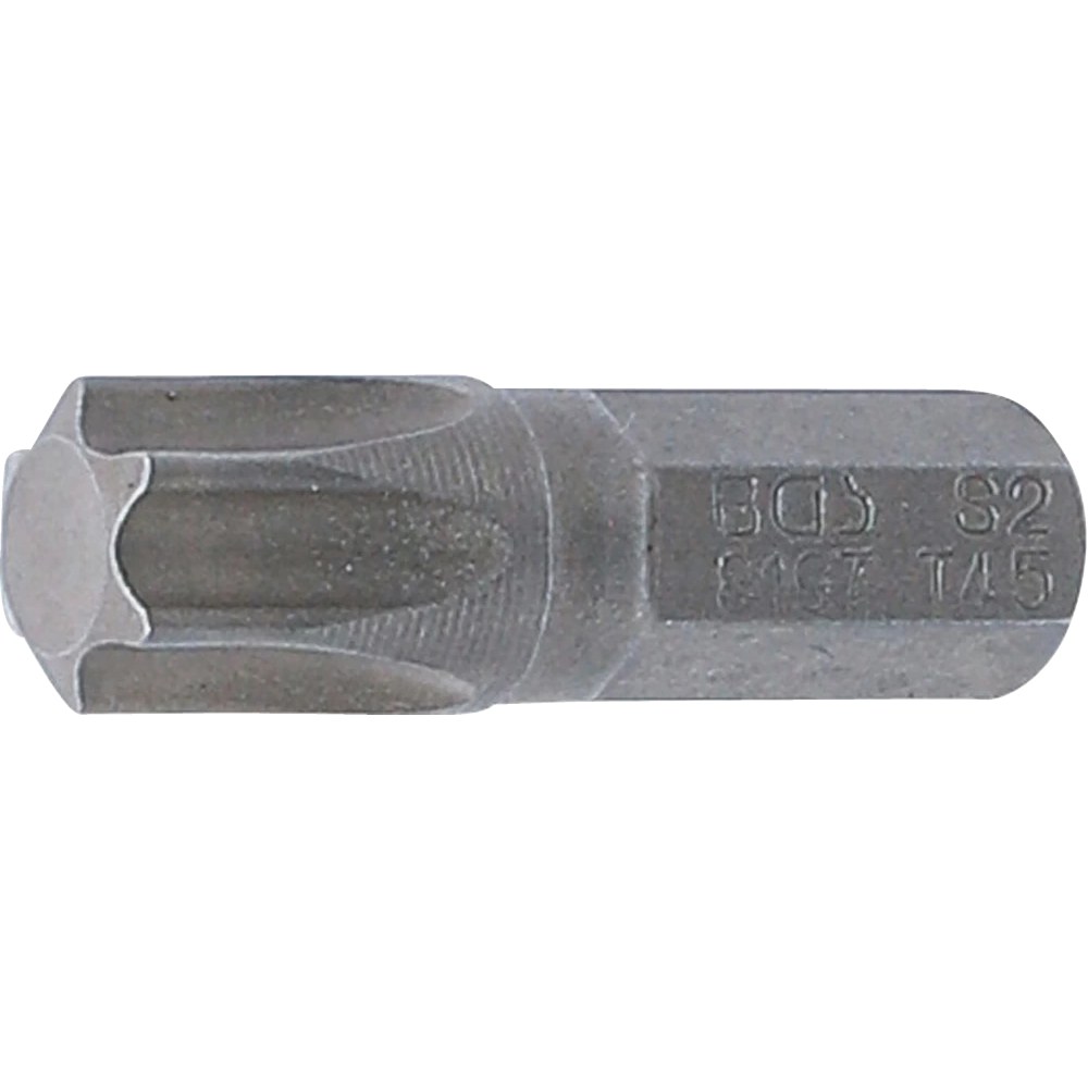 Bit, Länge 25 mm, Antrieb Außensechskant 6,3 mm (1/4"), T-Profil (für Torx) T45