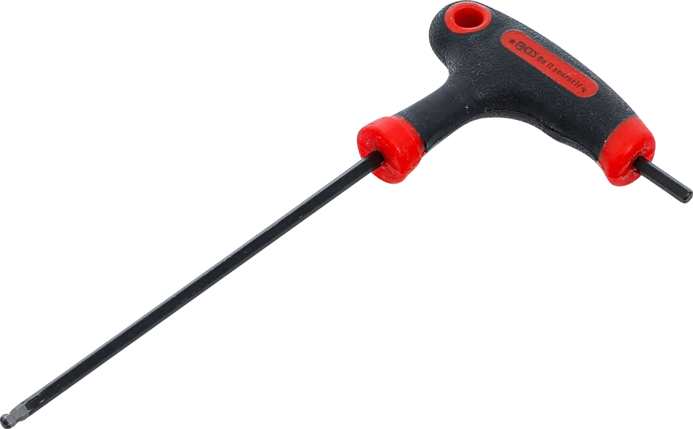 Schraubendreher mit T-Griff und seitlicher Klinge, Innensechskant / Innensechskant mit Kugelkopf 3 mm