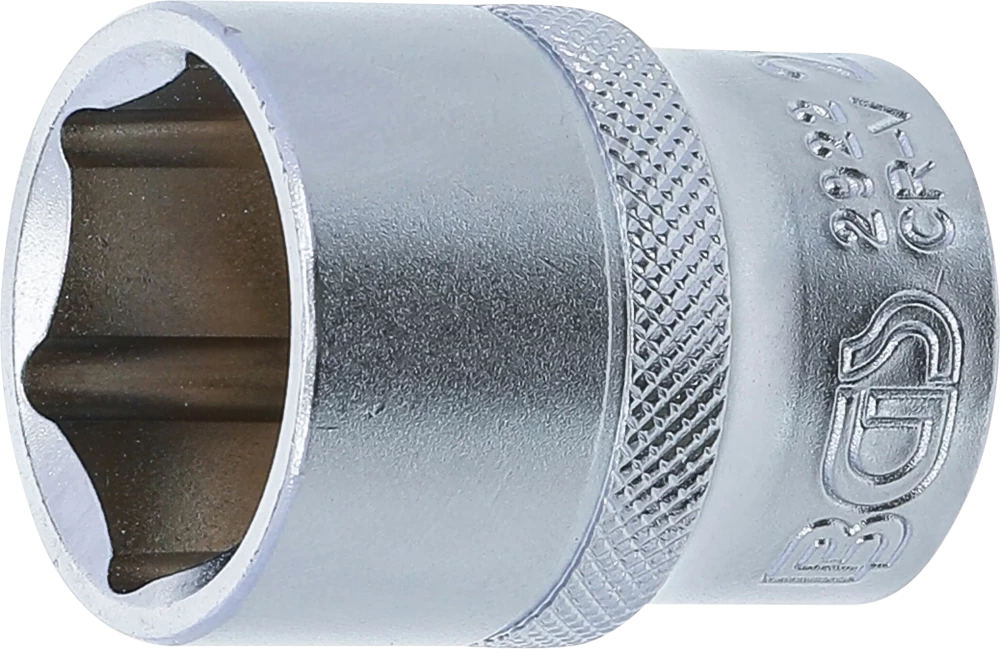 Steckschlüssel-Einsatz Sechskant, Antrieb Innenvierkant 12,5 mm (1/2"), SW 22 mm
