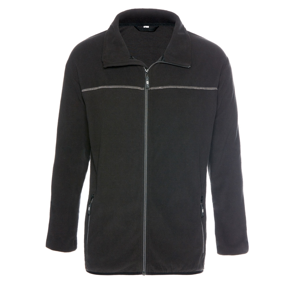 teXXor® Microfleece-Jacke BERGEN schwarz
