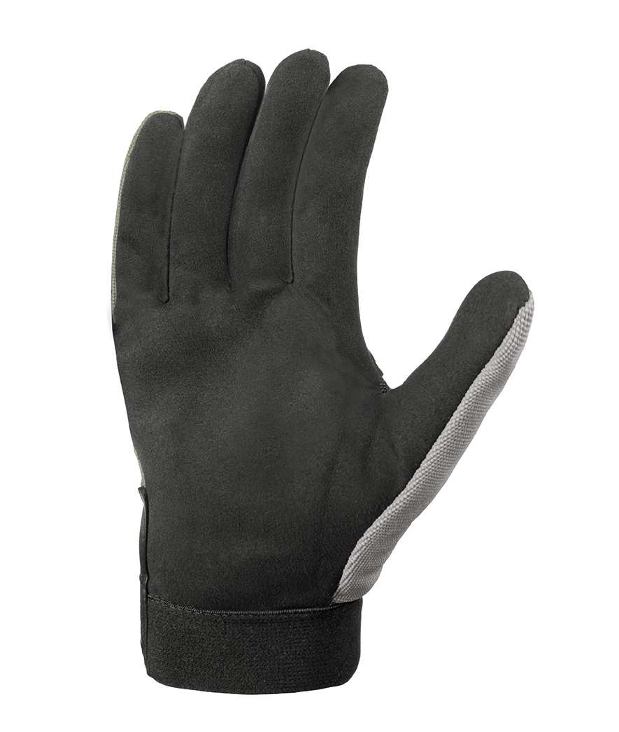 teXXor® Kunstleder-Handschuhe FRESNO, SB-Verpackung grau/schwarz