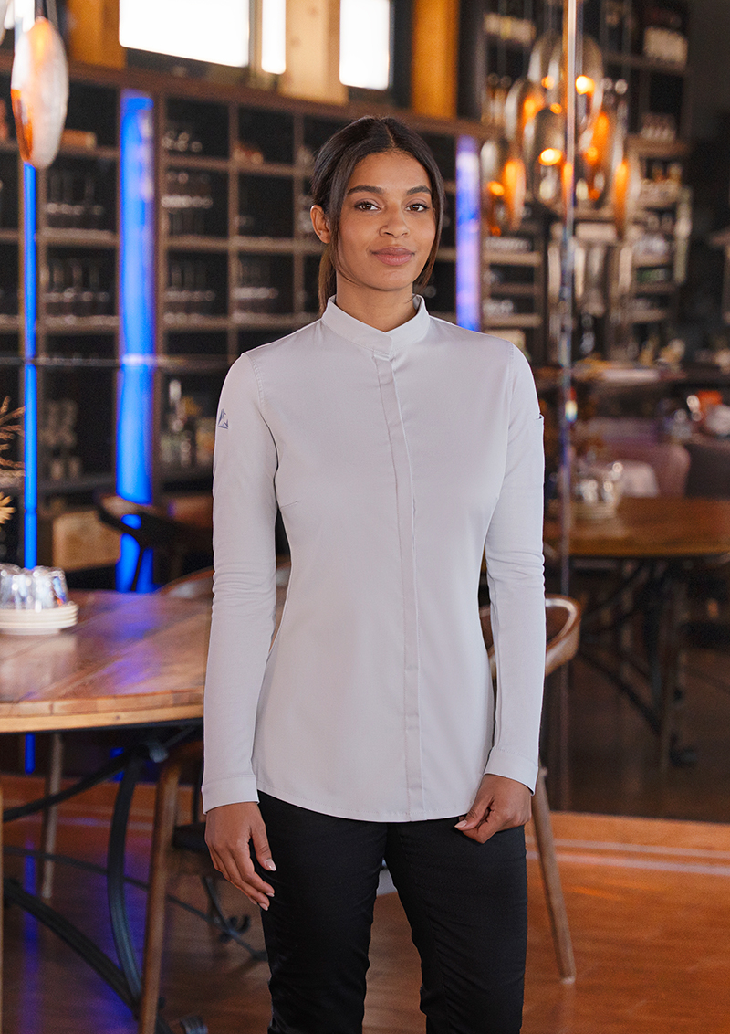 Long-Sleeve Women's Chef Jacket DIAMOND CUT® Avantgarde