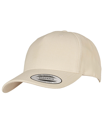 YP Classics 5-Panel Premium Curved Visor Snapback Cap