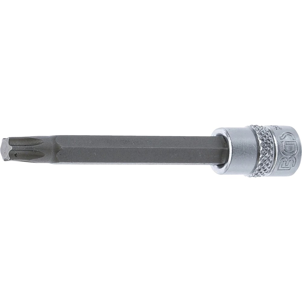 Bit-Einsatz, Länge 75 mm, Antrieb Innenvierkant 6,3 mm (1/4"), T-Profil (für Torx) T35