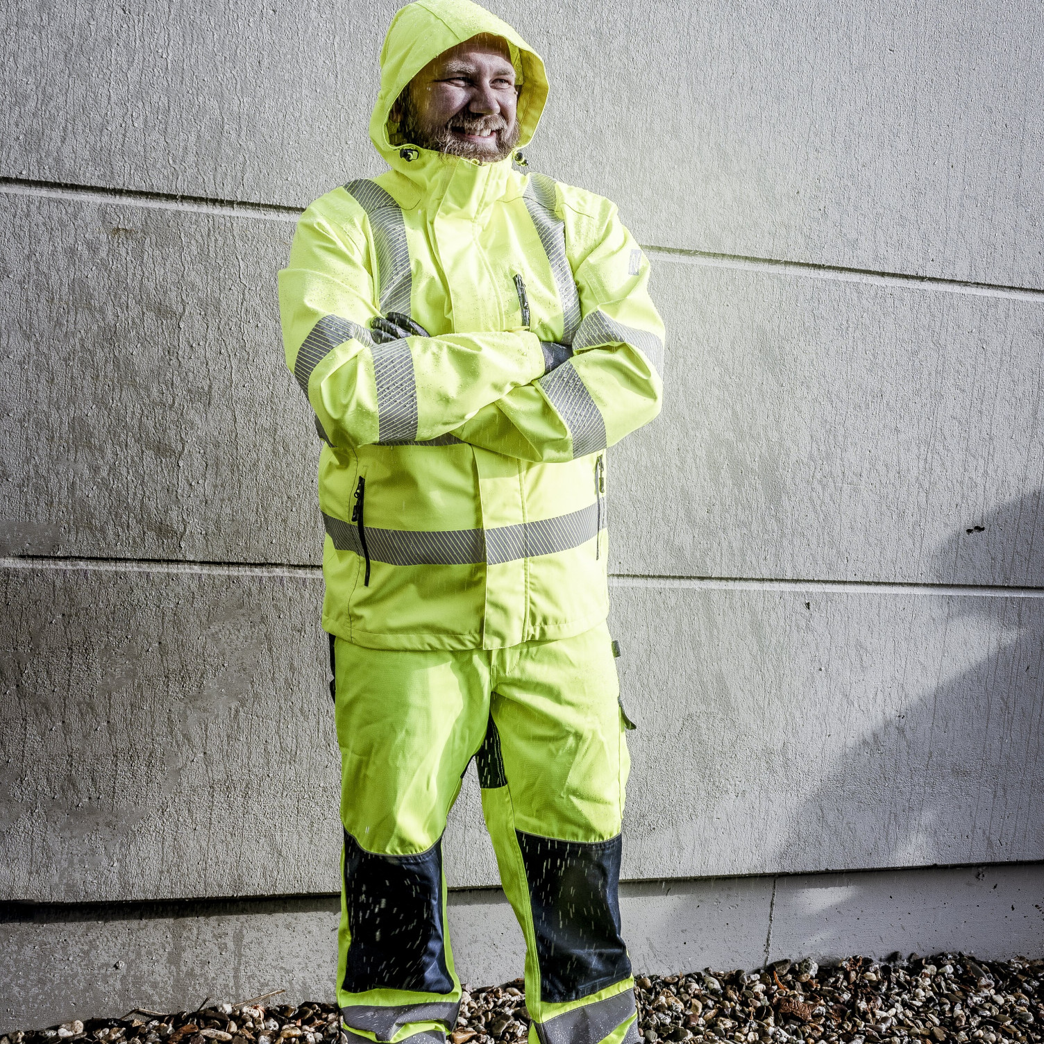Regenjacke MOTION TEX VIZ PLUS Warn-Regenjacke