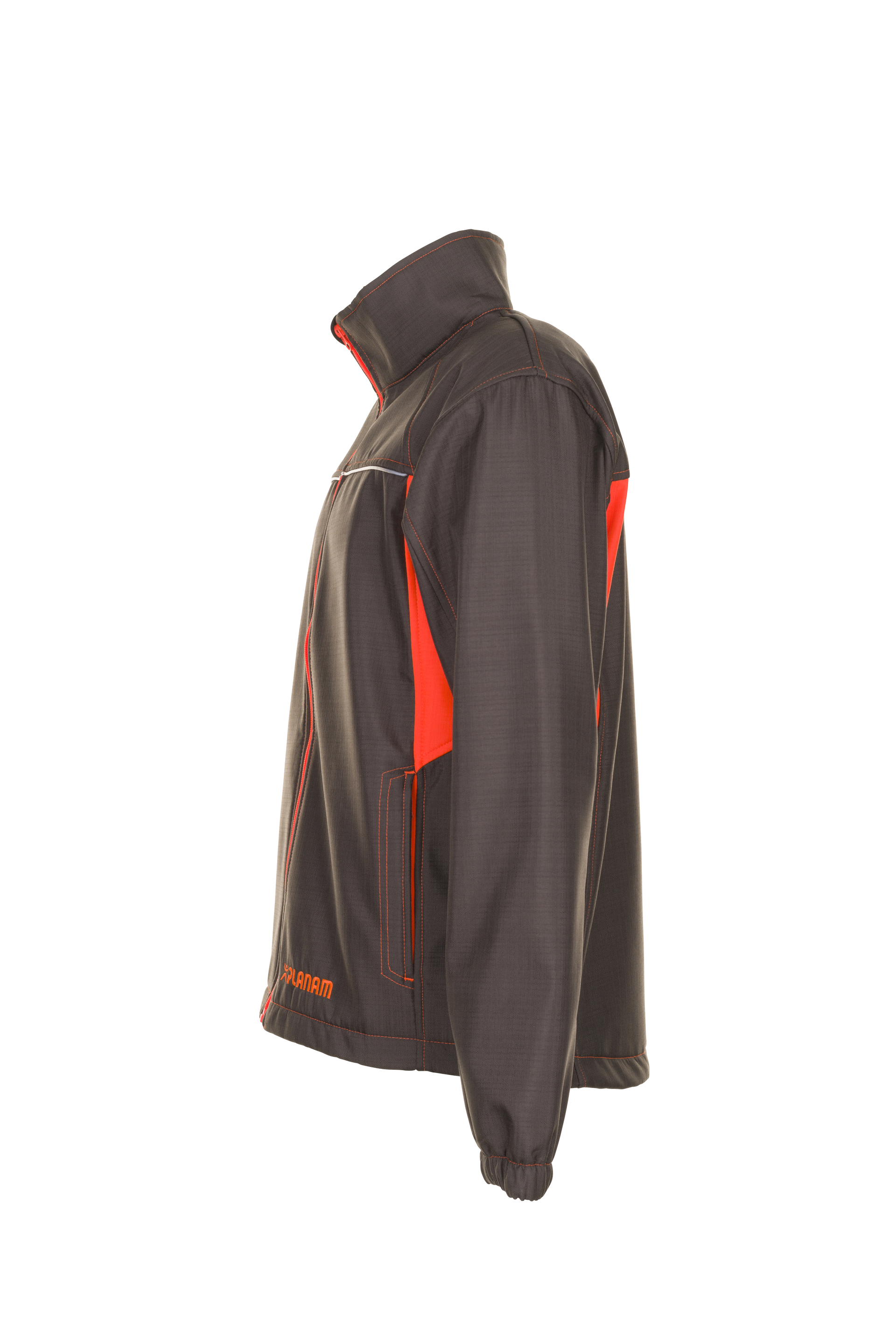 PLANAM Softshelljacke Basalt Neon