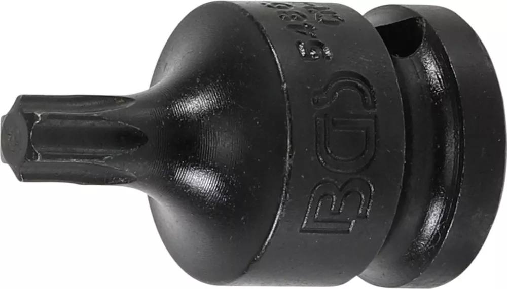 Kraft-Bit-Einsatz, Länge 42 mm, Antrieb Innenvierkant 12,5 mm (1/2"), T-Profil (für Torx) T45