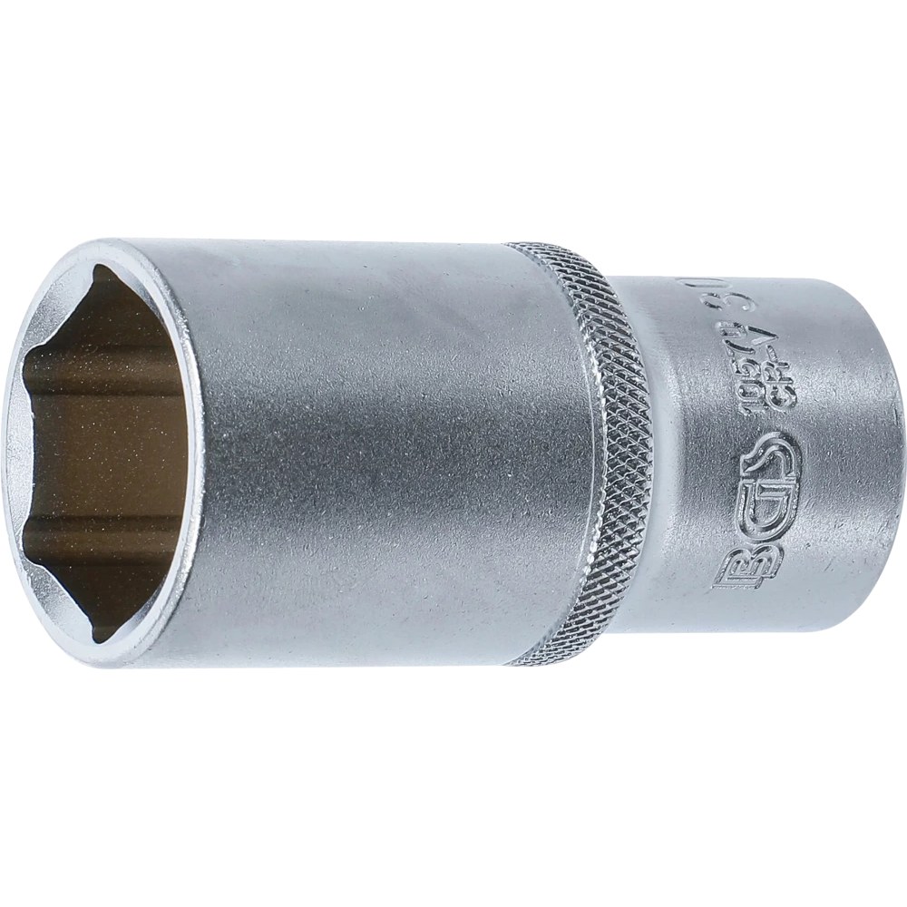 Steckschlüssel-Einsatz Sechskant, tief, Antrieb Innenvierkant 12,5 mm (1/2"), SW 30 mm