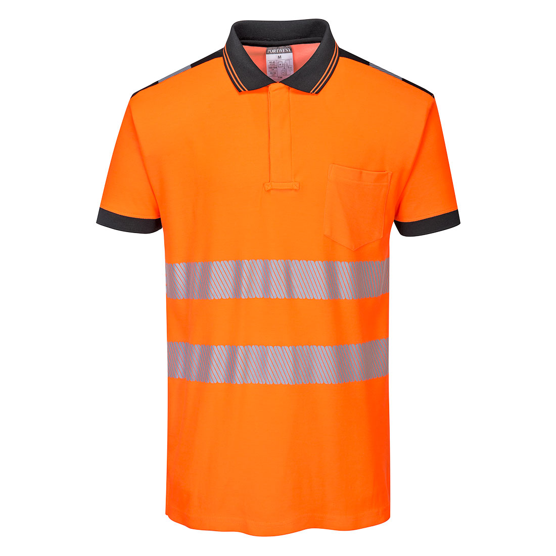 PW3 Hi-Vis Cotton Comfort Poloshirt kurzarm