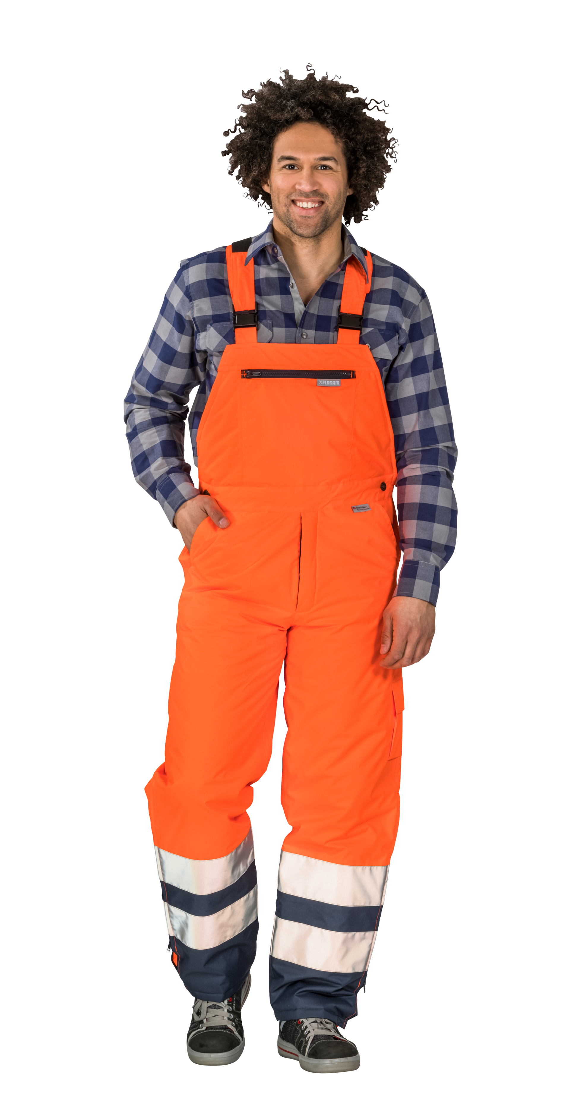 PLANAM Winterlatzhose Warnschutz