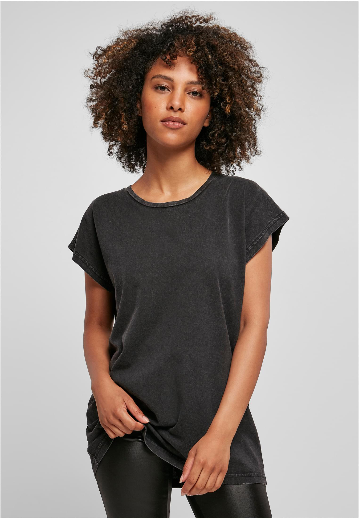 T-Shirt – Ladies´ Acid Washed Extended Shoulder Tee
