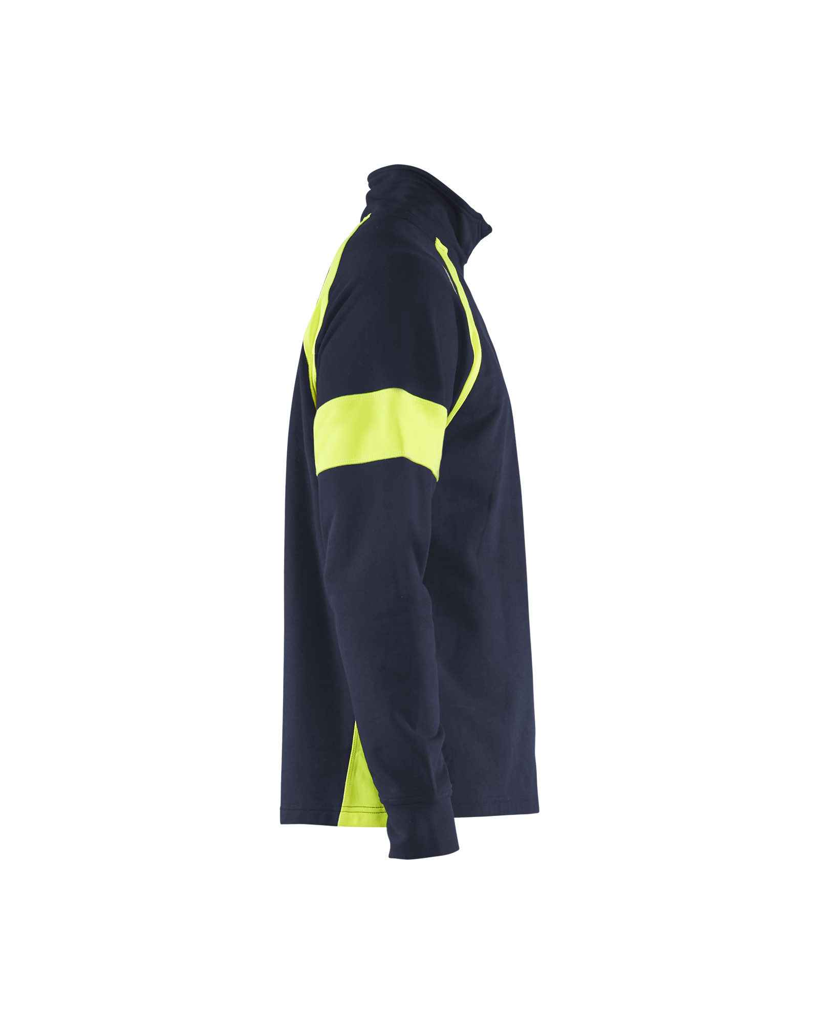 Sweatshirt Half-Zip mit High Vis