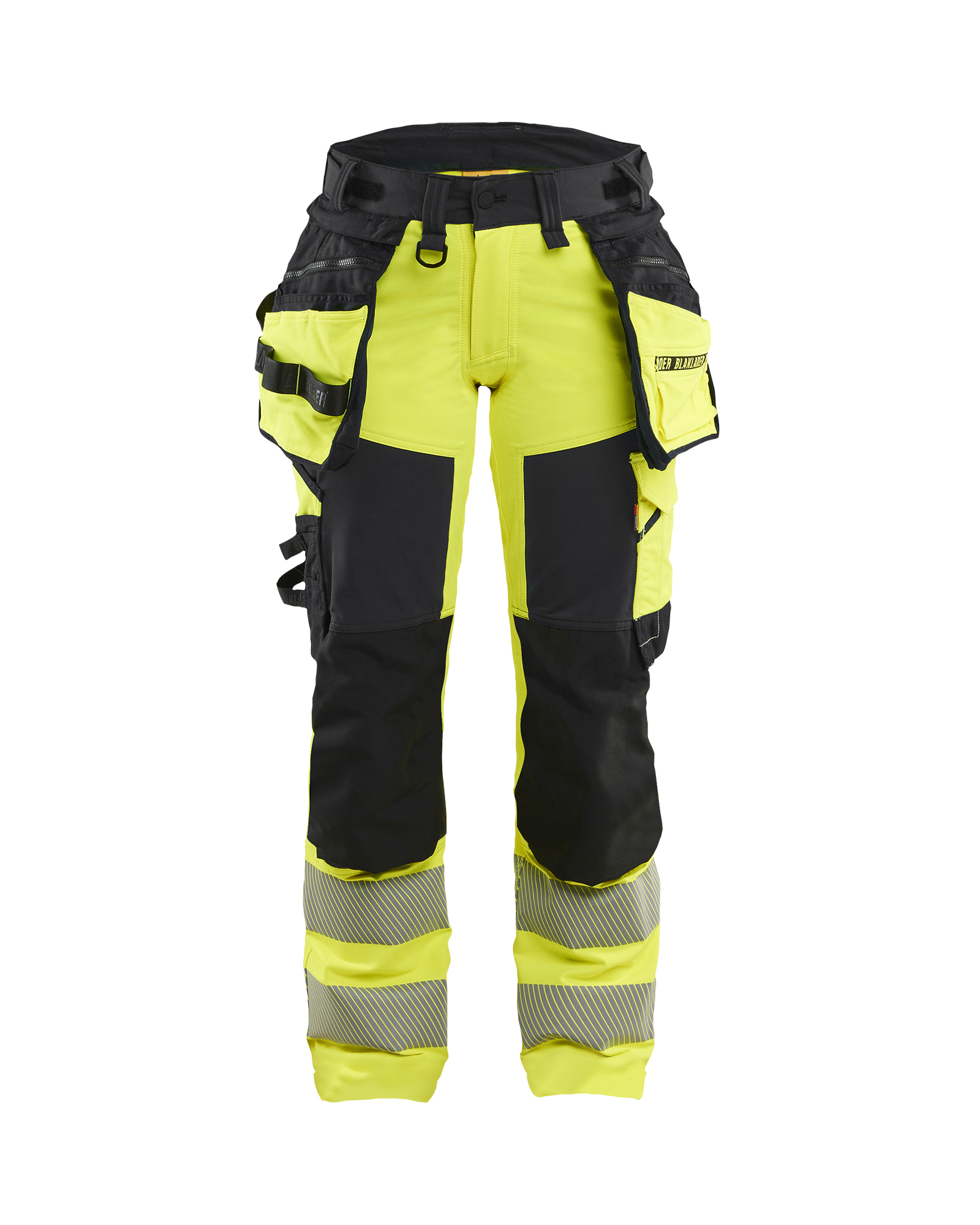 Damen High Vis Arbeitshose 4-Wege-Stretch