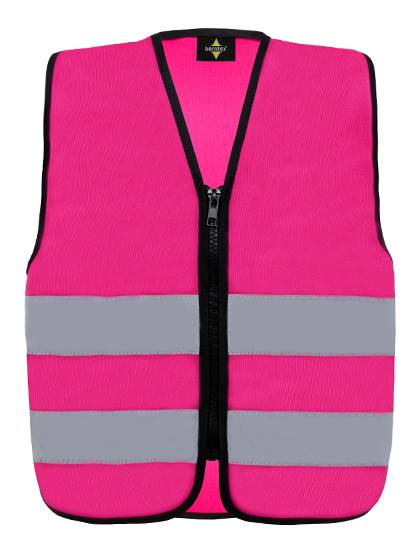 Weste – Kids´ Hi-Vis Safety Vest With Front Zipper Aalborg