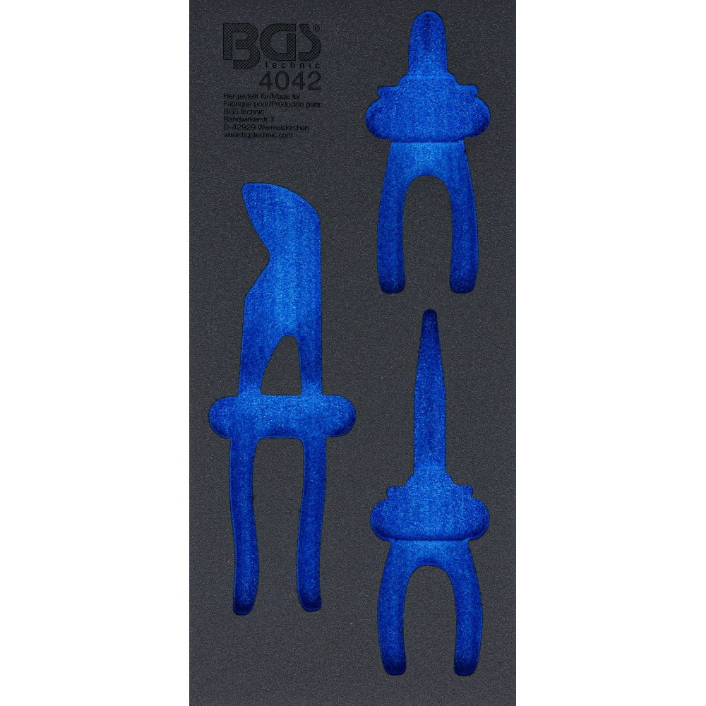 Werkstattwageneinlage 1/3, leer, für Art. 4042