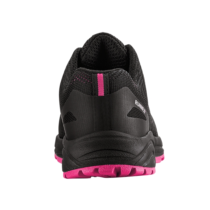 RUNNEX® S1PS-Damen-ESD-Sicherheitshalbschuhe GirlStar schwarz/pink
