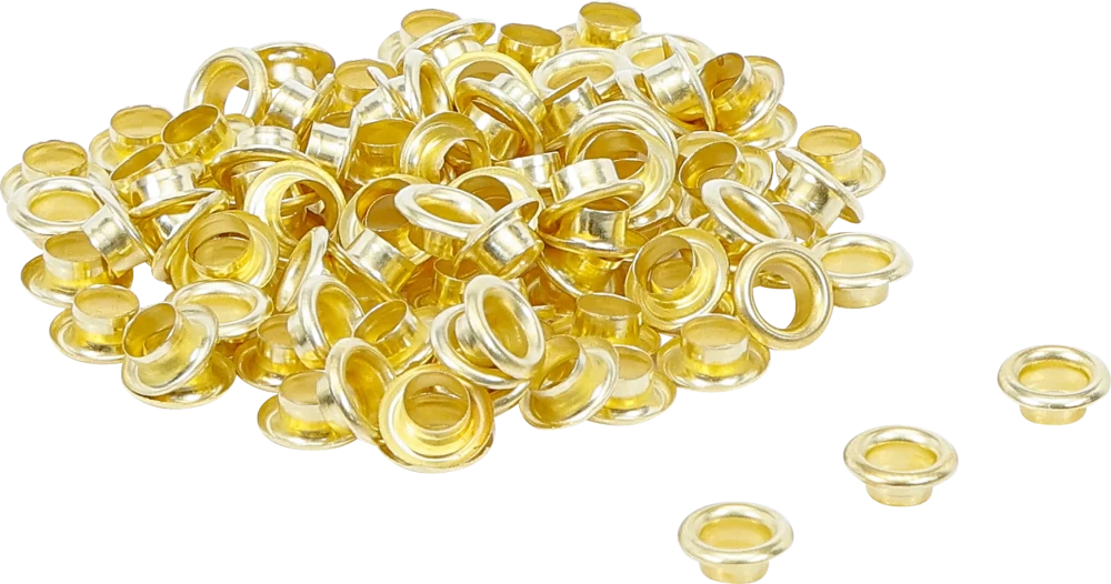 Ösen-Sortiment, 5,0 x 5,5 mm, 100-tlg.